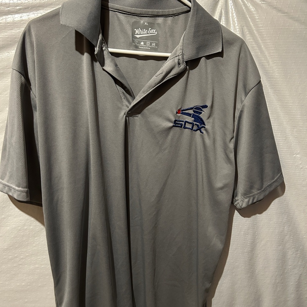 Chicago White Sox Gray Polo Shirt Ballpark Giveaway
